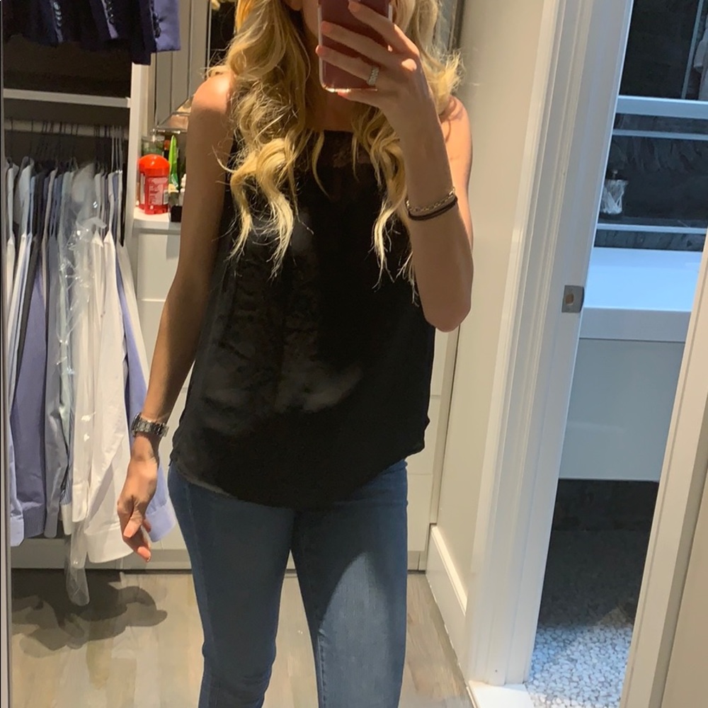 Gorgeous Black Blouse with Lace